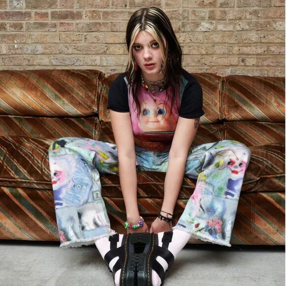 Dr. Martens Ricki Heaven by Marc Jacobs 2-Strap Platform Sandals 8 NWT - Picture 3 of 8